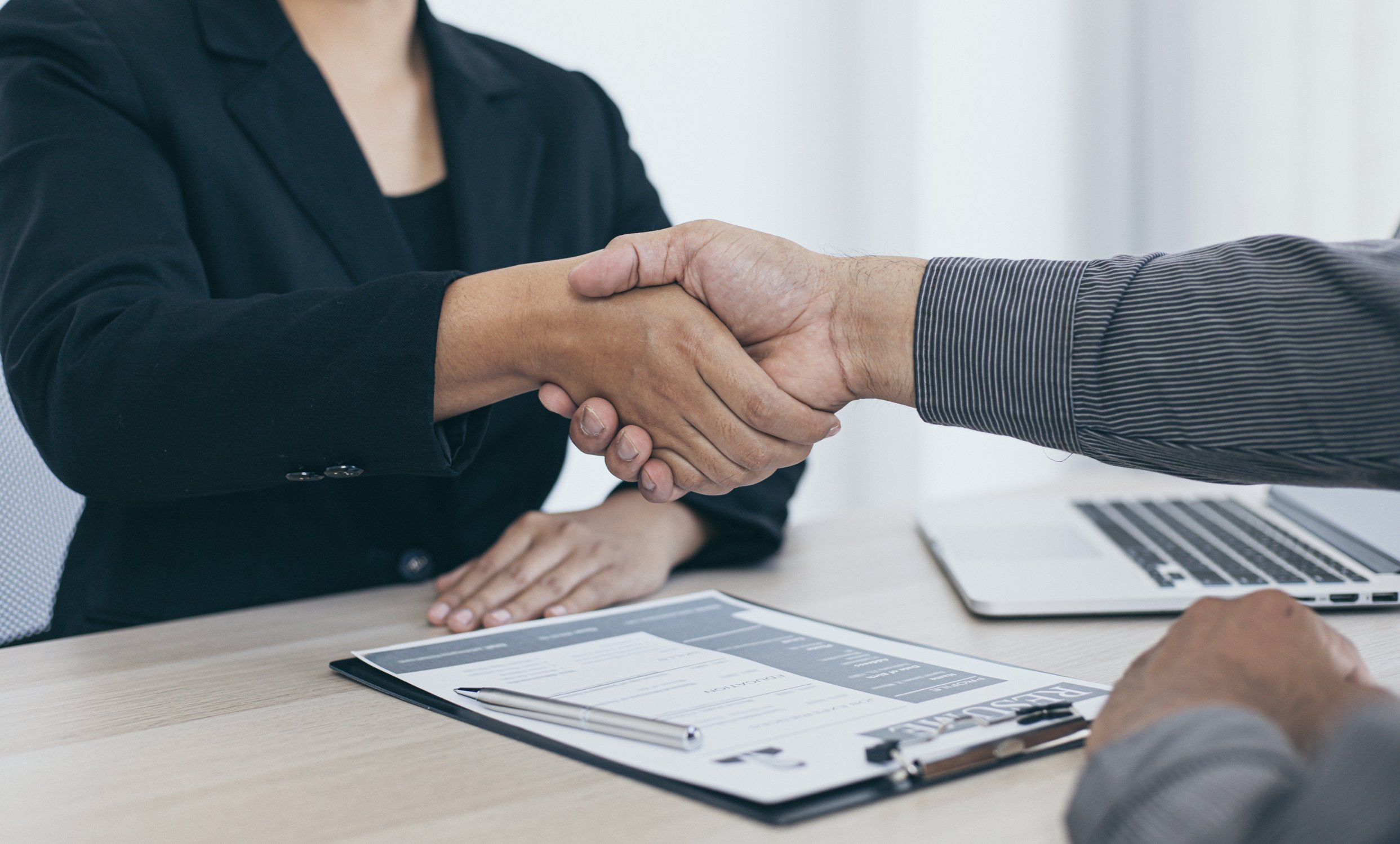 Employer Interviewing Job Applicant